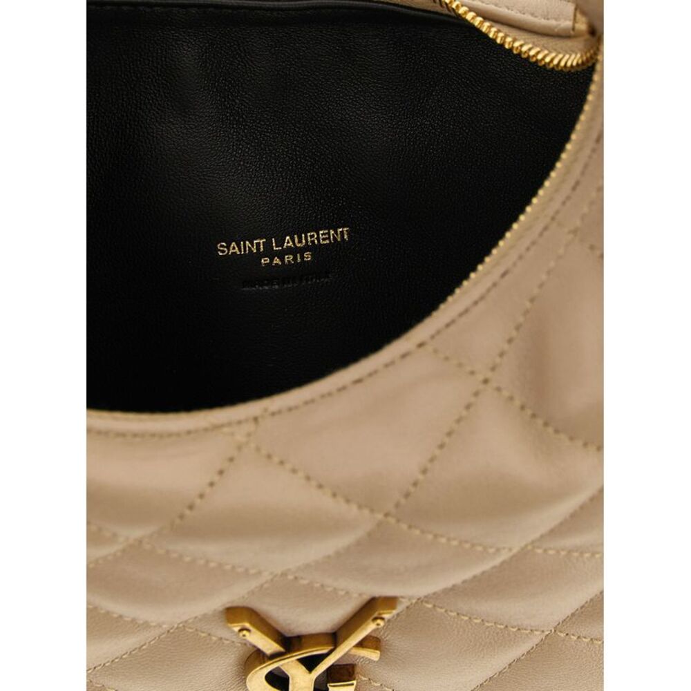 Saint Laurent Beige Lamb Leather Women's Handbag - Picture 4 of 4